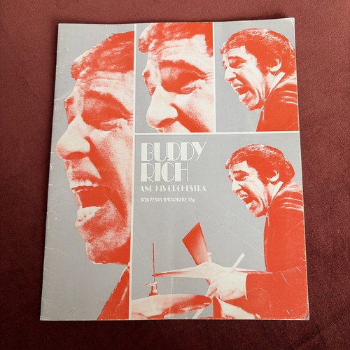 Buddy rich souvenir programme - buddy,