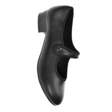 Starlite Black Versatility One Bar Character Shoe, Low Heel