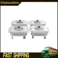 4pcs Food Plates Buffet Food