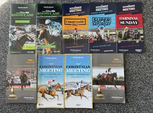 Cheltenham race cards - cheltenham,