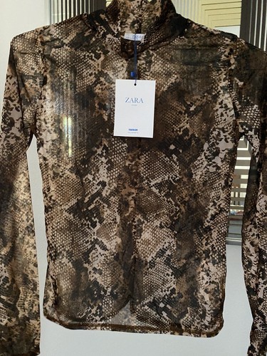 Defect zara sheer mesh snake - zara,