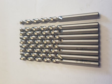 9 x Cleveland 4.8mm Jobber Drill - HSS - High Spiral Helix - DIN338 - 2083