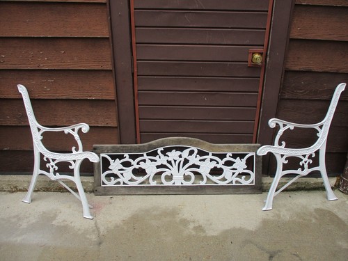 Vtg cast iron metal garden - vtg,