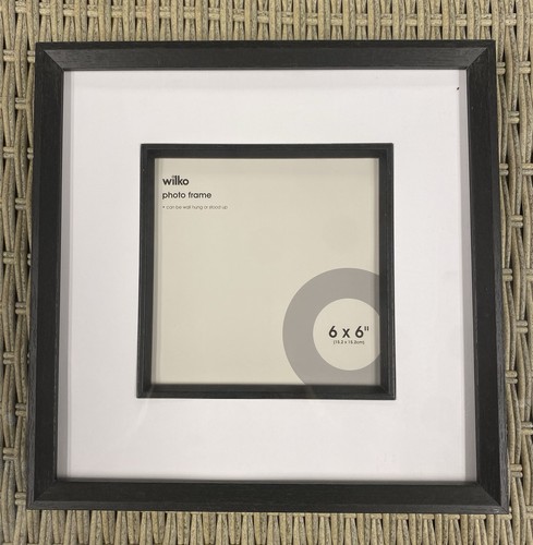 Black wood bevelled photo - bevelled,