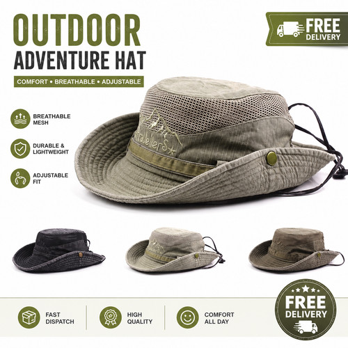 Unisex breathable mesh boonie - mesh,