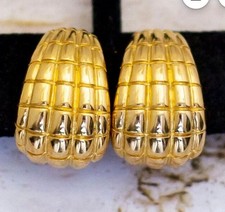 Vintage Gold Tone Geometric