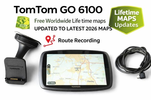Tomtom gps 6100 sat nav - tomtom,