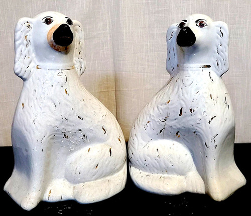 Antique staffordshire spaniel - antique,