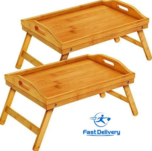 Wooden lap tray breakfast - lap, in
