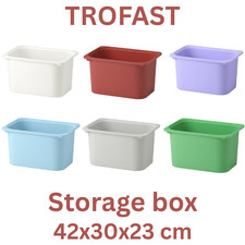 New IKEA TROFAST Storage Box Multi-Color Stackable Organizer 42x30x23 cm