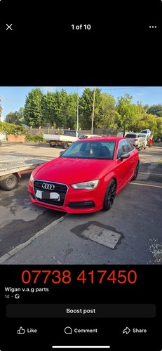 Breaking audi saloon - a3,