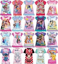 10 x Girl's Character Nighties / Nightdresses / Nightshirts NWT Size 2-12 Years