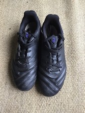 Kids Decathlon Leather Football Boots Unisex UK 3