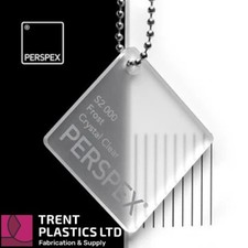 Clear frosted acrylic cut - clear,