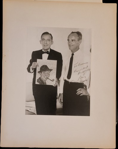 Bing crosby signed autographed - crosby,