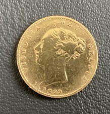 1869 Victoria Gold Half