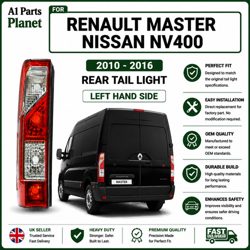Renault master 2010 2016 - renault, rear