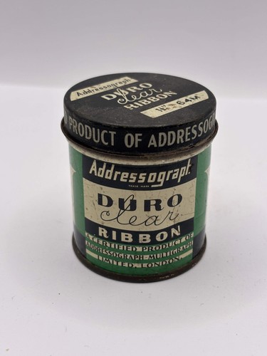 Old advertising tin duro - old,