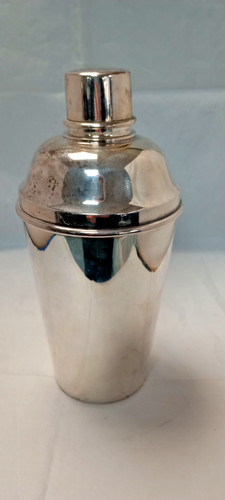 Silver plated cocktail - silver, shaker