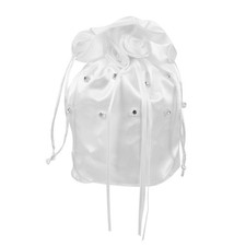 Wedding Handbags for Women Bride Purse Satin Pearl Bridal Money