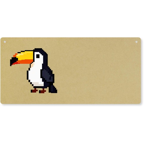 Retro art style - 'retro, toucan'