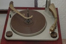 VINTAGE BSR TURNTABLE, RECORD