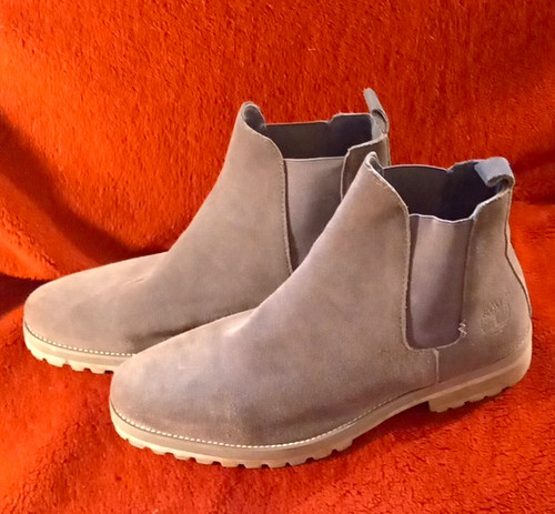 Timberland mens grey - grey, suede