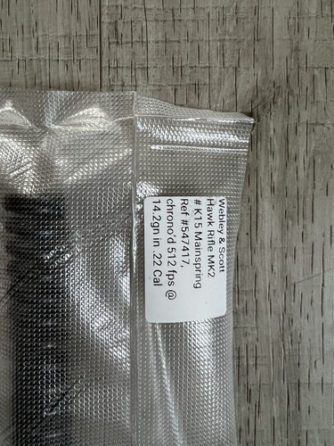 Spare part for webley scott - for,