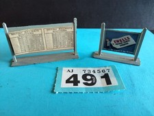 WARDIE MASTER MODELS METAL PLATFORM DESTINATION BOARD & SMALL HOARDING `KWELLS`