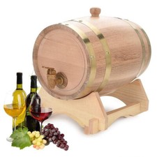 5L Wooden Wine Barrel Oak