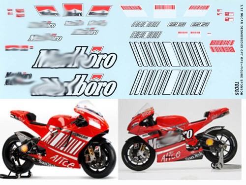Decals for ducati gp7 gp8 - decals,