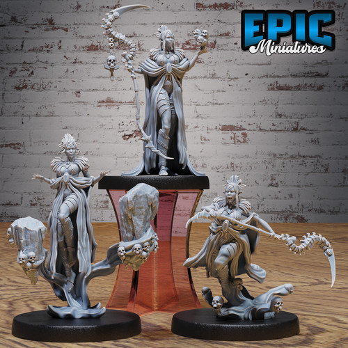 Elf warlock female print - warlock,