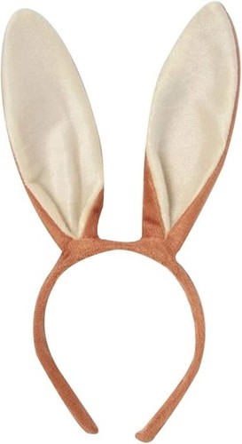 Brown fabric bunny rabbit - brown,