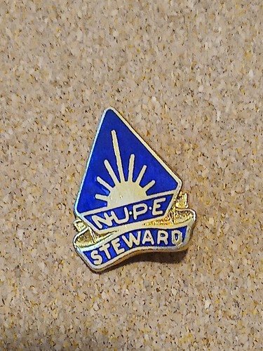 Nupe steward enamel badge - nupe,