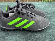 Adidas Goletto VIII Astro Turf Football trainers, Size 11 Junior, Black Green