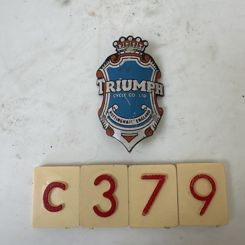 Vintage triumph head - , tube