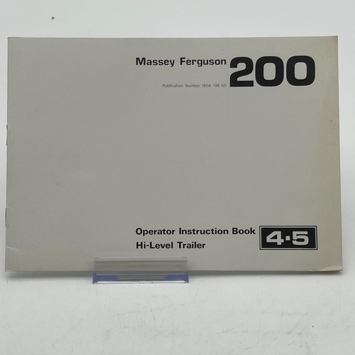 Massey ferguson 200 level - massey,
