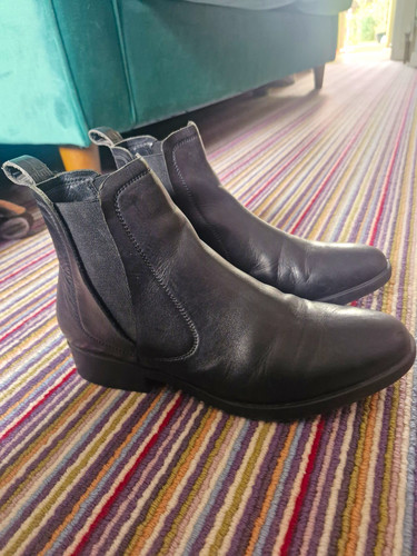 Joules women black leather - black,