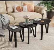 3 PCs Nesting Table Coffee