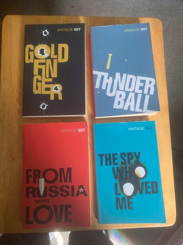 Four james bond paperbacks - james,