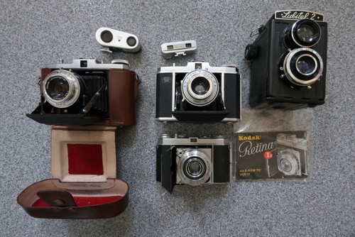 Camera lot kodak retina - kodak, 1a