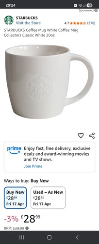 Starbucks instore grande - instore,