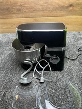 Cooks Professional Black 800W 6 Speed Stand Mixer EF801 With Accessories 