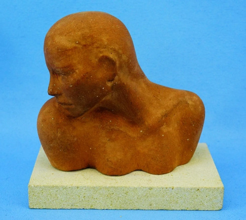 Terracotta sculpture nude - sculpture,
