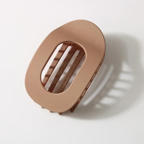 Oval flat hair clip - hair, women