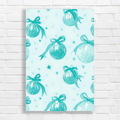 Vibrant holiday ornaments teal - vibrant,