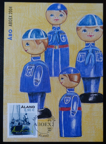 Aland stamp fishing boat - aland,