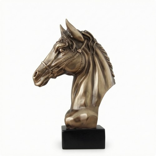 Horse sculpture cold cast - horse,
