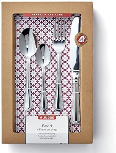 Judge bead piece - 16-piece, stainless