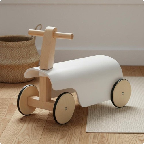 Wooden children balance bike - wooden,